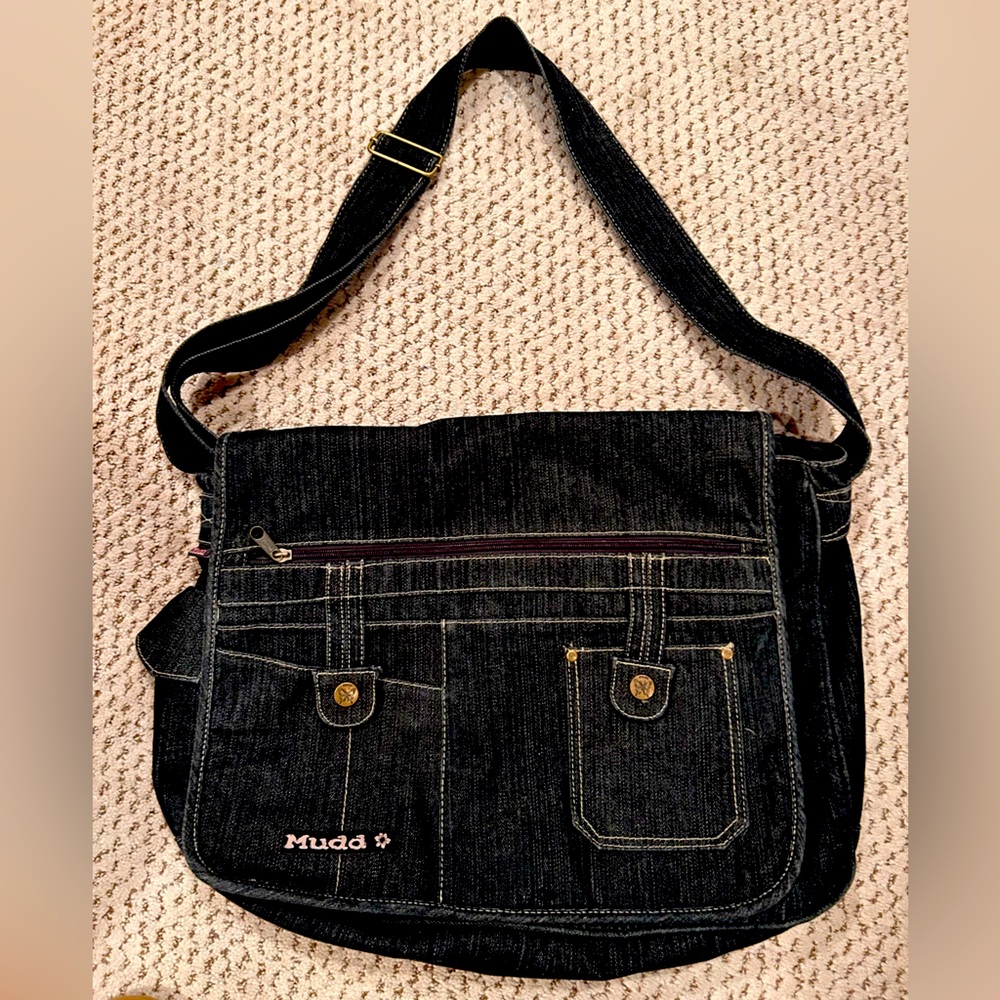 Mudd denim book bag